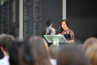 MC at the Podium