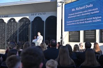 Speech by Mr. Richard Duda, President of the Central Union of Jewish Religious Communities in the Slovak Republic (UZZNO)