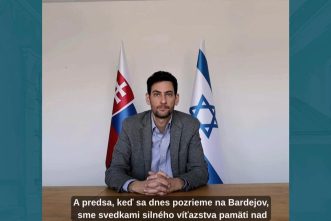 Speech by Mr. Jacob Zvi Yanovsky, Ambassador of Israel to Slovakia